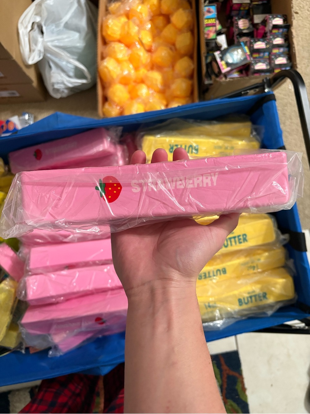 10 inch Strawberry Butter Pink Squishy Toy